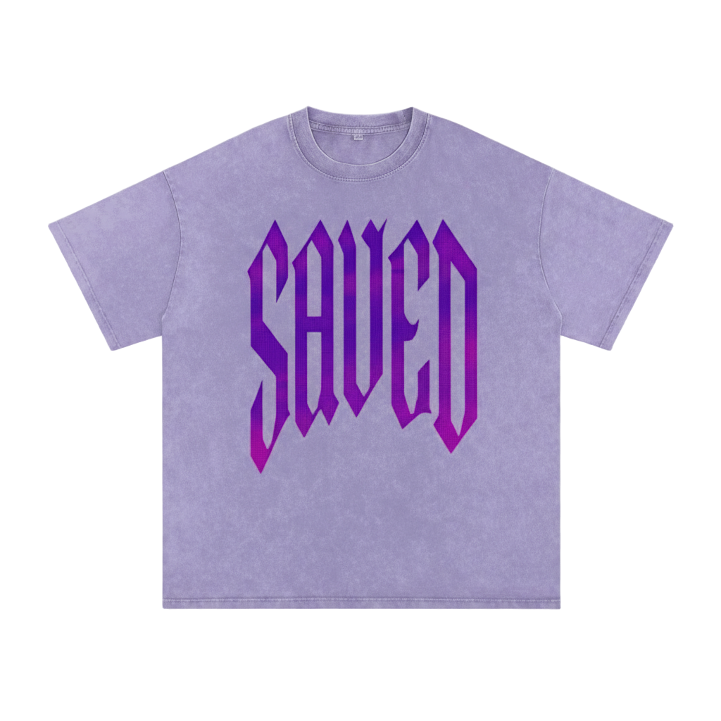 SAVED Snow Washed Tee