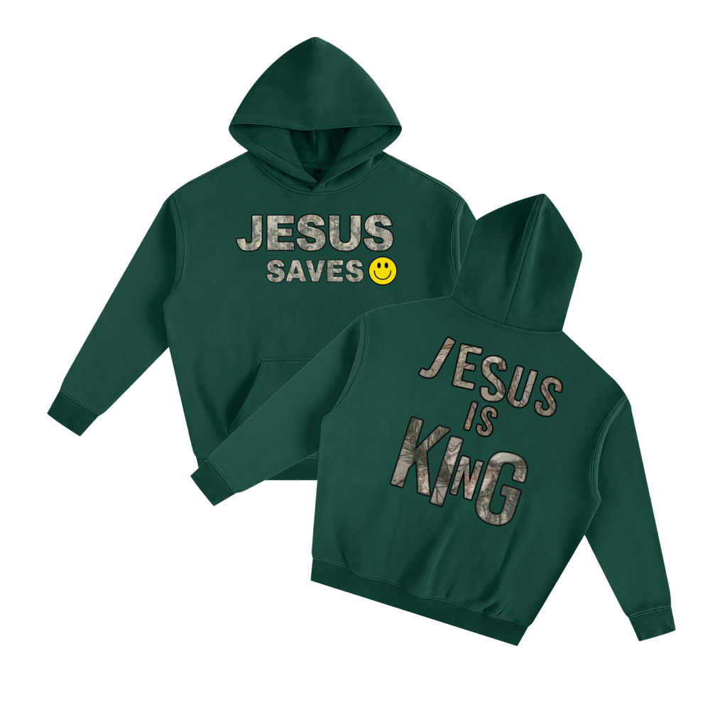 Jesus Saves Heavy Weight Oversized Ultra Soft Hoodie