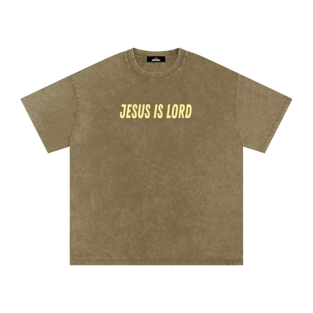 Jesus is Lord Snow Washed Tee