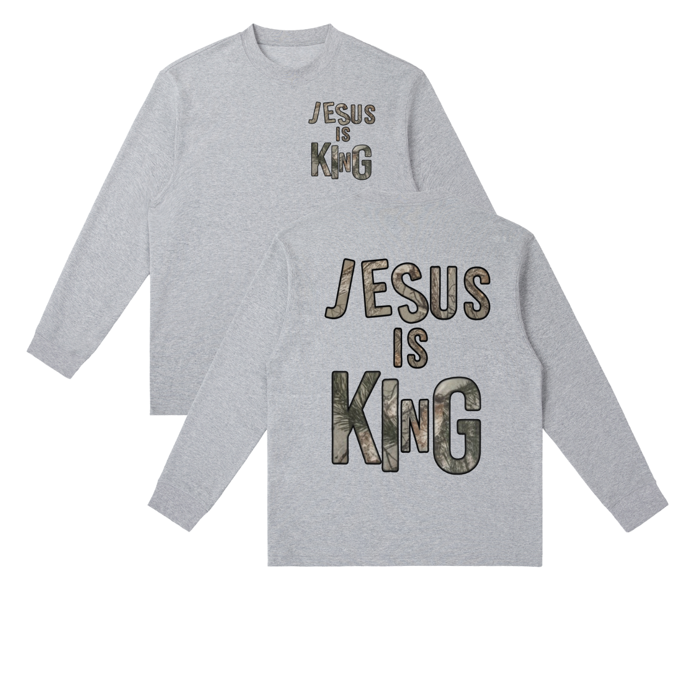Jesus is King Long-Sleeve Tee