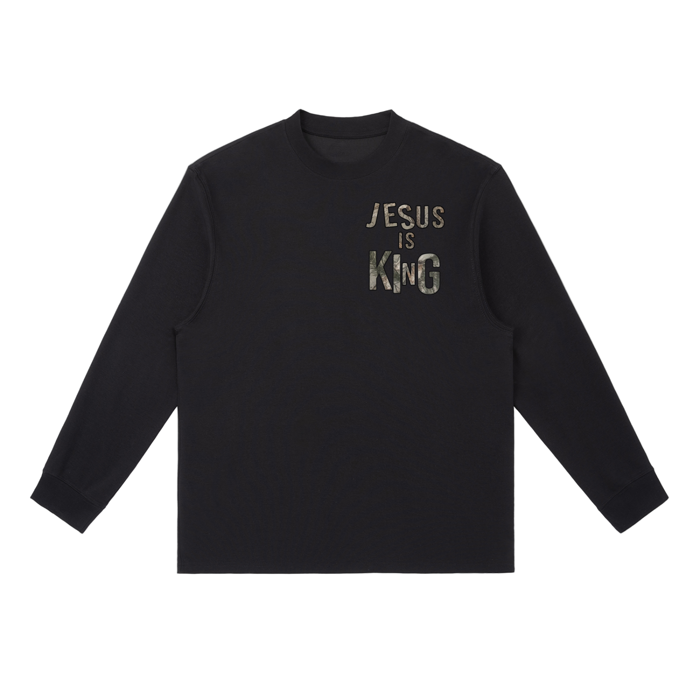 Jesus is King Long-Sleeve Tee