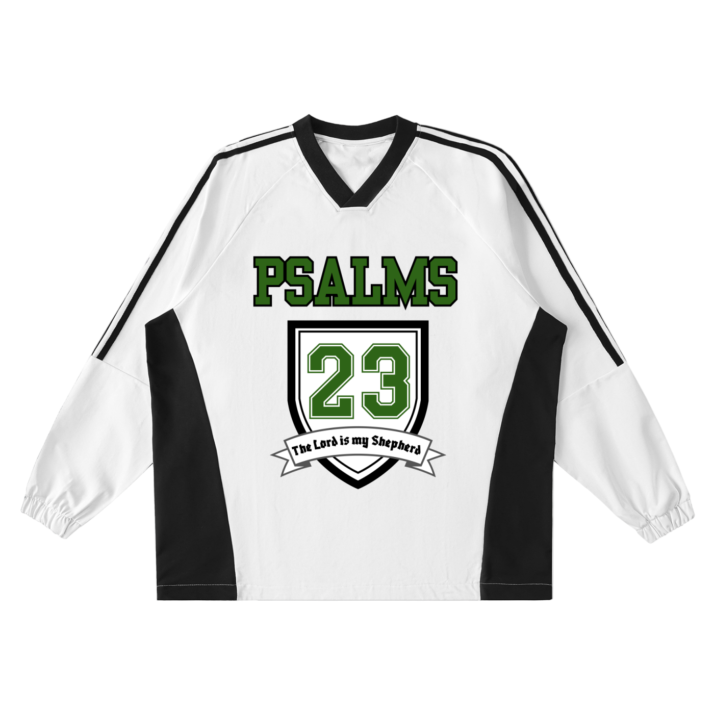Psalms 23 Jersey Crew Pullover