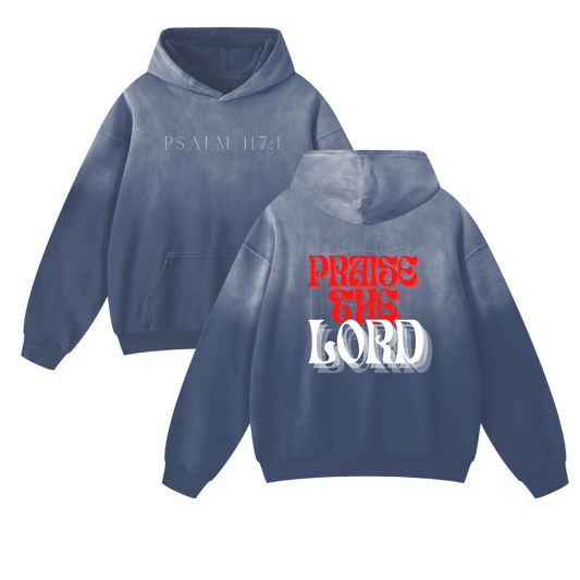 Psalm 117:1 Heavyweight Faded Hoodie