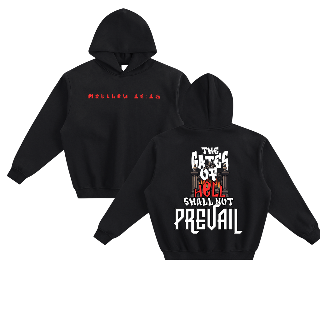 Hell Shall Not Prevail Soft Boxy Hoodie