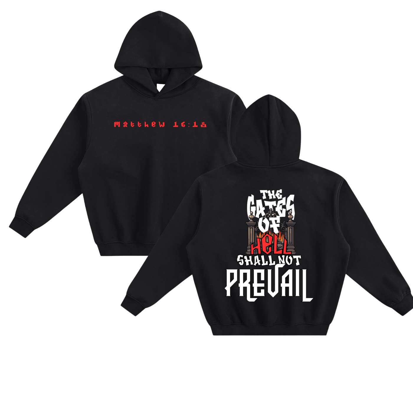 Hell Shall Not Prevail Soft Boxy Hoodie