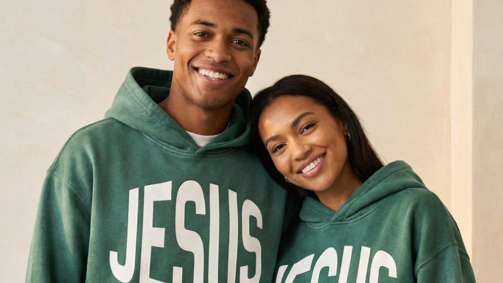 JESUS Sunfaded Oversized Hoodie