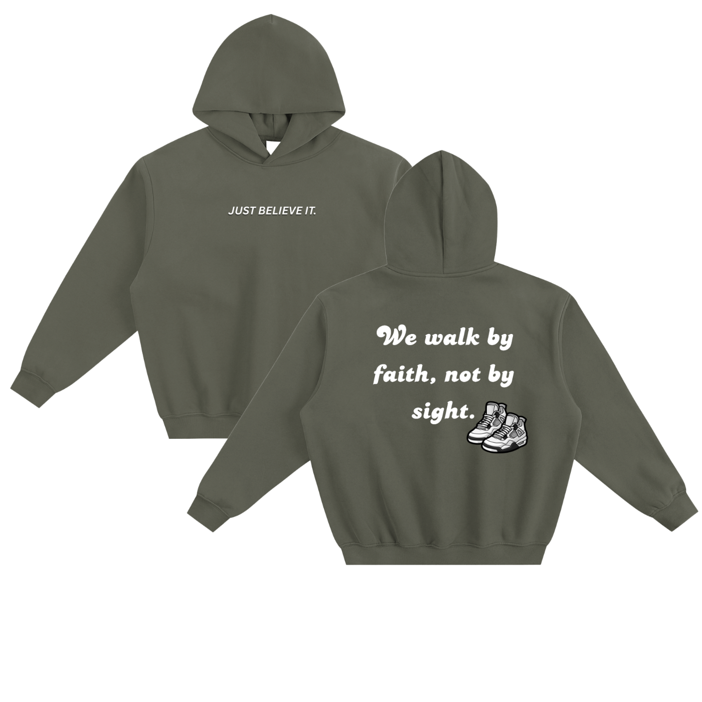 Just Believe It Soft Boxy Hoodie