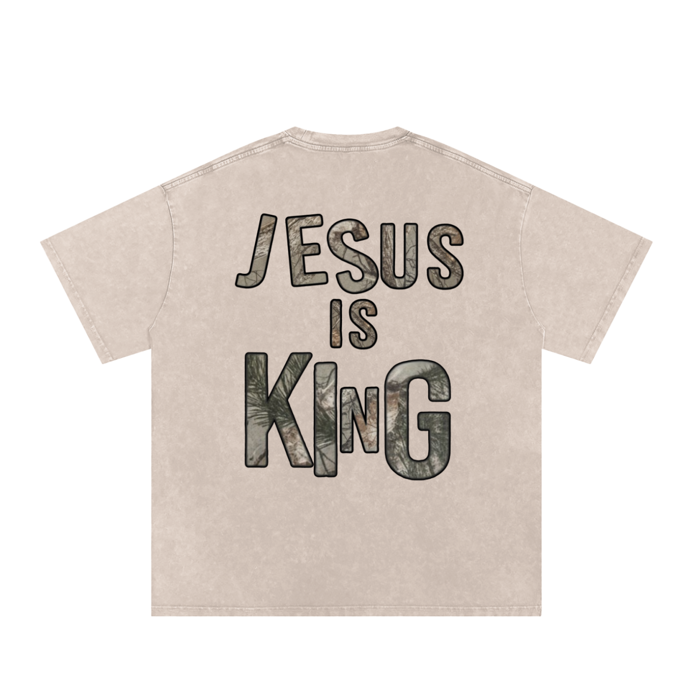 Jesus is King Snow Washed Tee