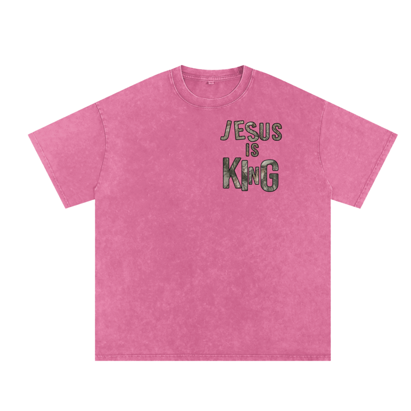 Jesus is King Snow Washed Tee