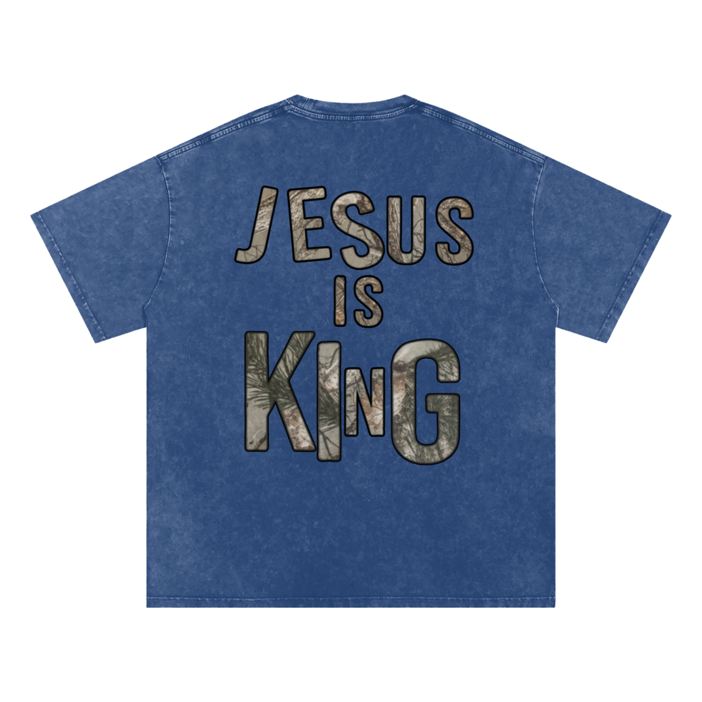 Jesus is King Snow Washed Tee