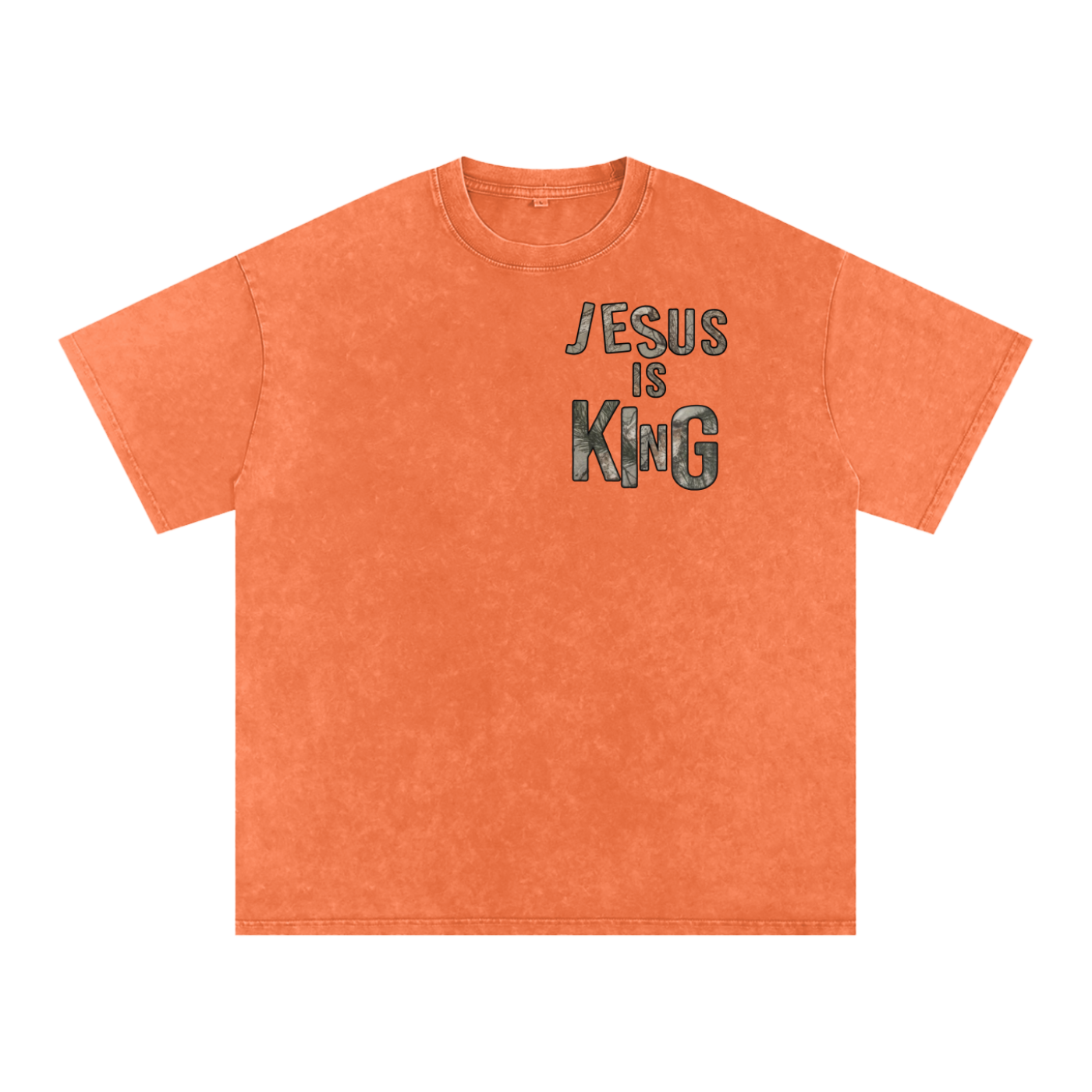 Jesus is King Snow Washed Tee