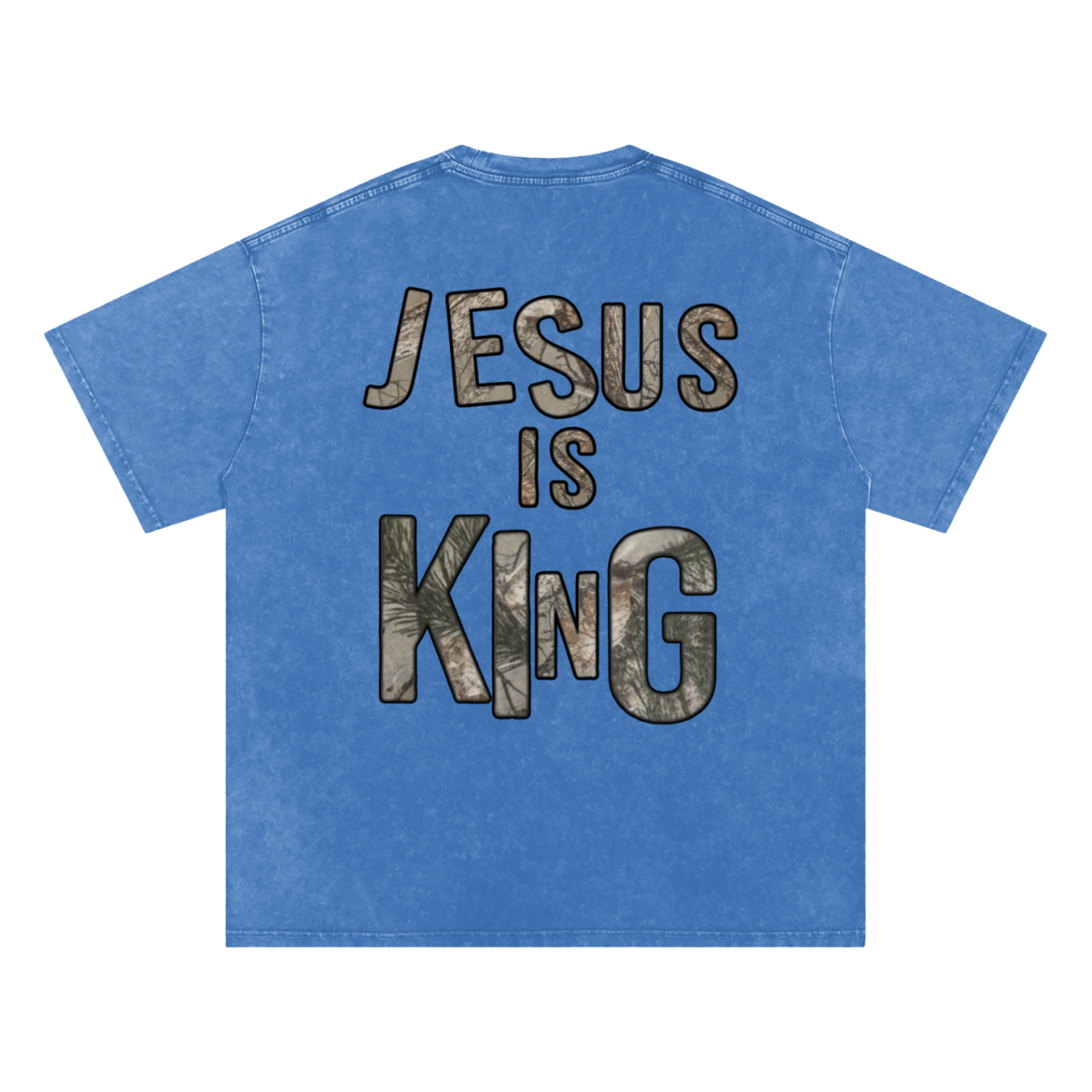 Jesus is King Snow Washed Tee