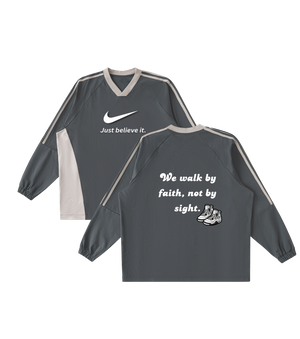 Dark Gray with Khaki