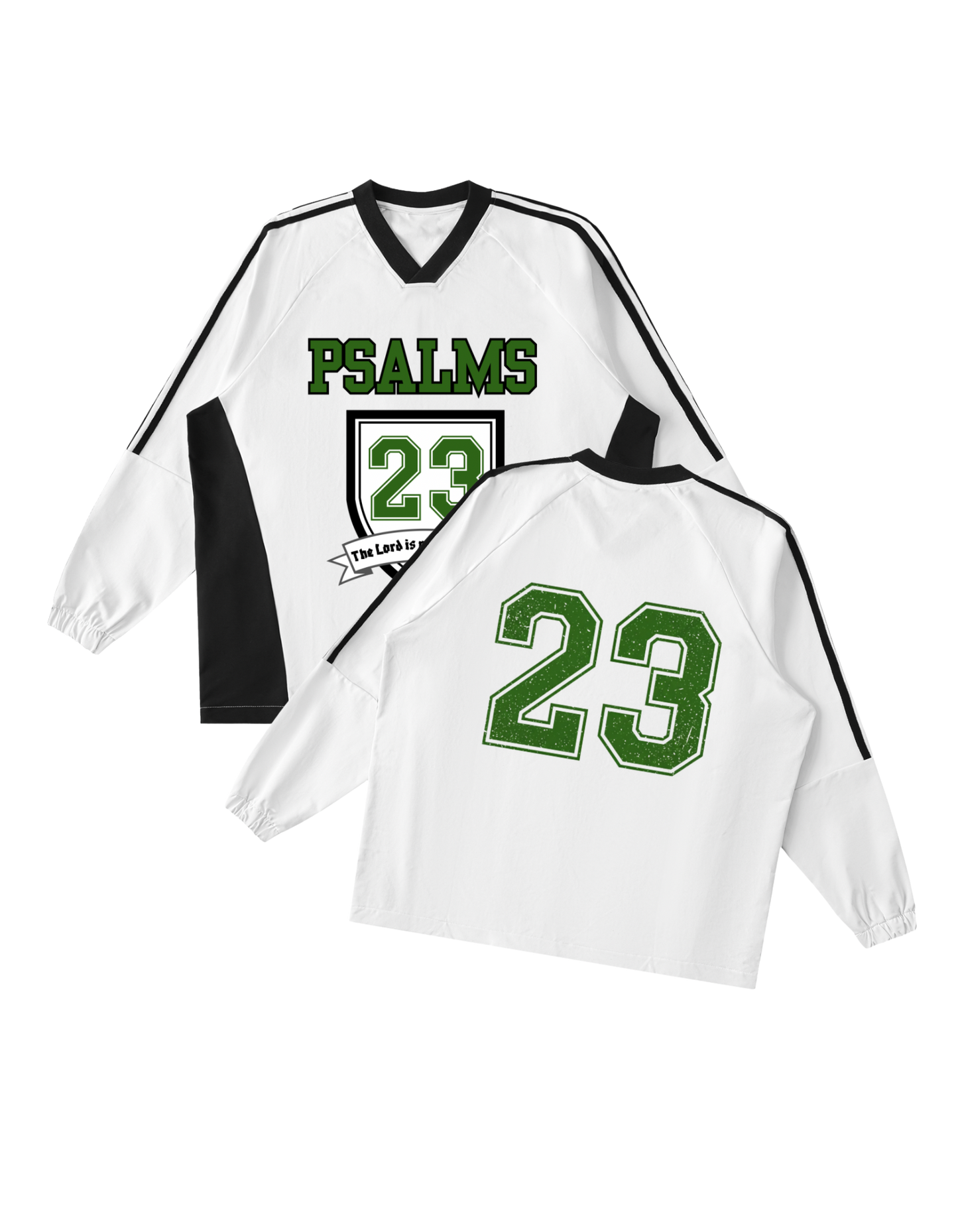 Psalms 23 Jersey Crew Pullover