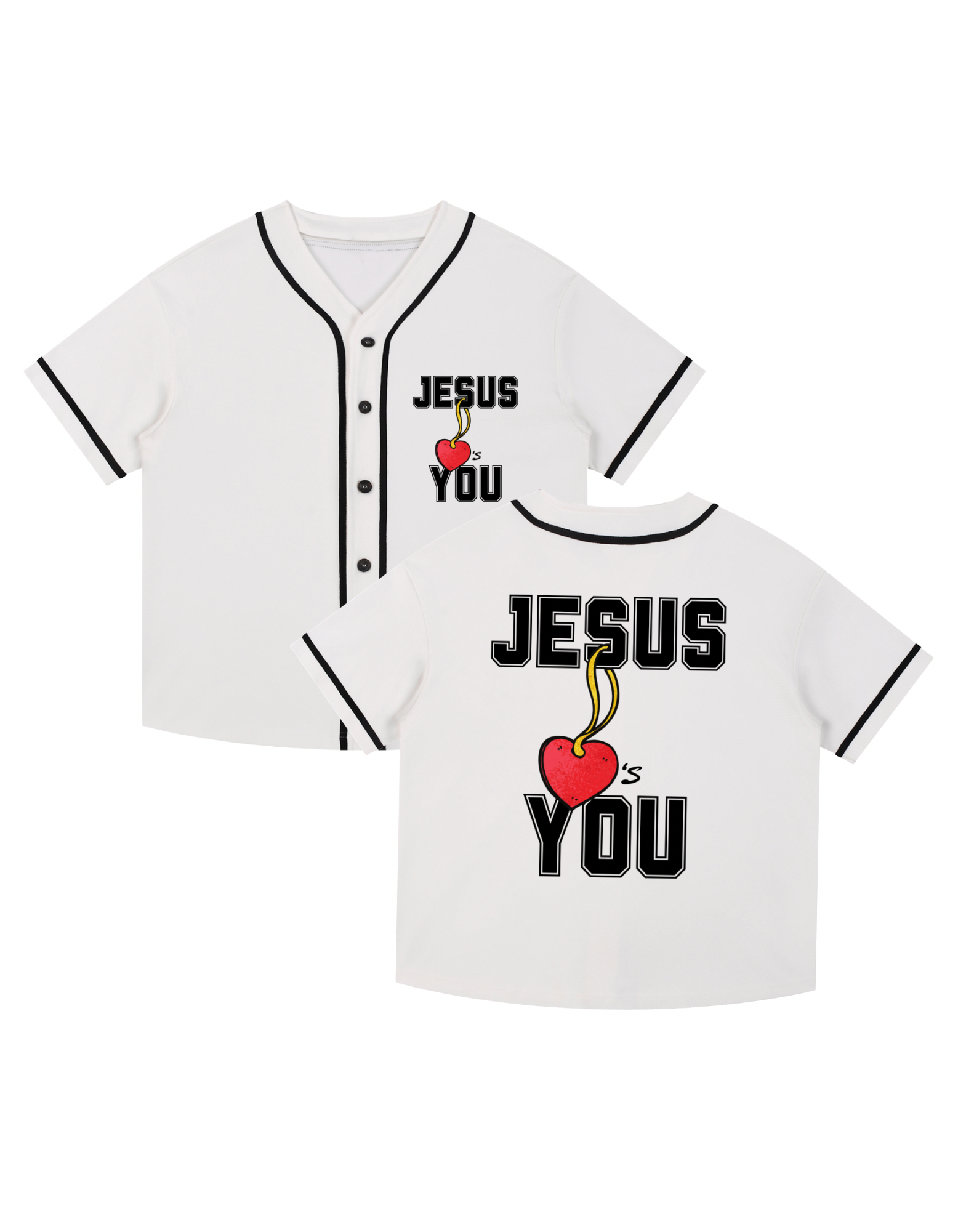 Jesus Loves You Baseball Jersey