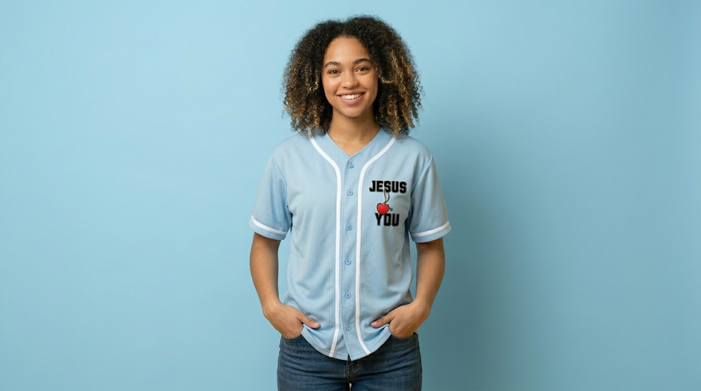 Jesus Loves You Baseball Jersey