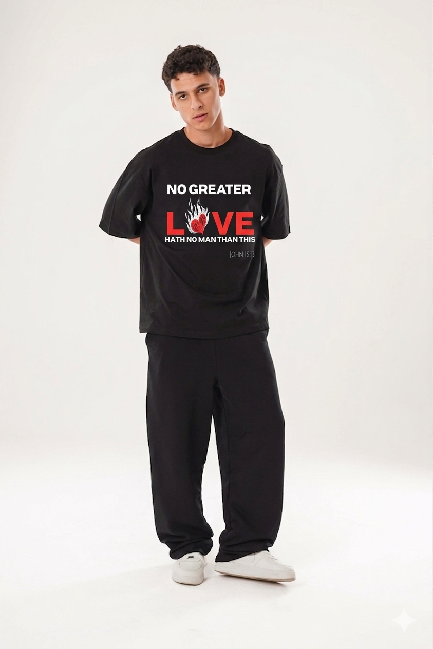No Greater Love Oversized Tee
