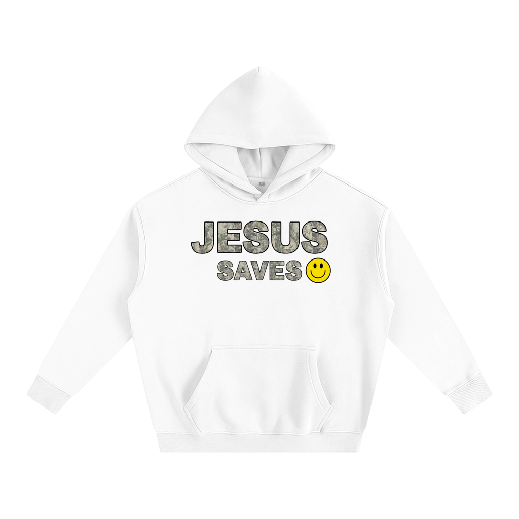 Jesus Saves Heavy Weight Oversized Ultra Soft Hoodie