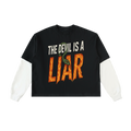 The Devil is a Liar Layered Long Sleeve Tee
