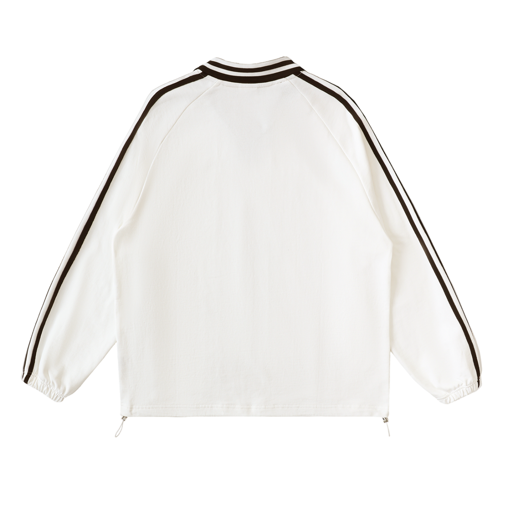 HOLY Striped Collar Pullover