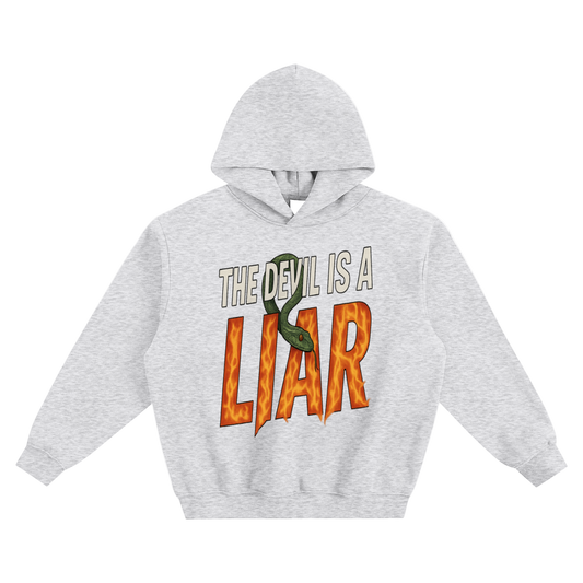 The Devil is a Liar Soft Boxy Hoodie - alternate view