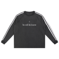 Be Still & Know Snow Washed Taped Sweatshirt