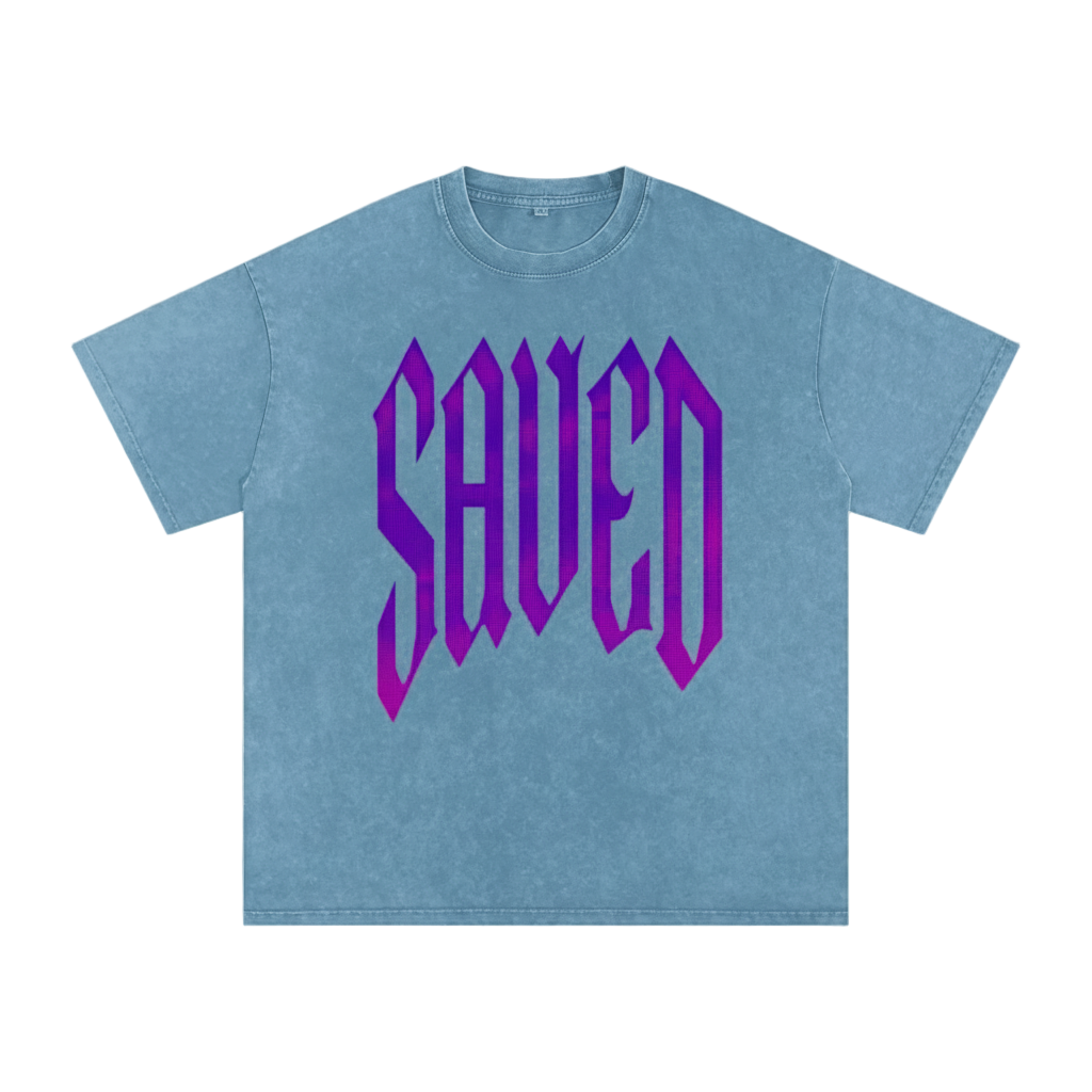 SAVED Snow Washed Tee