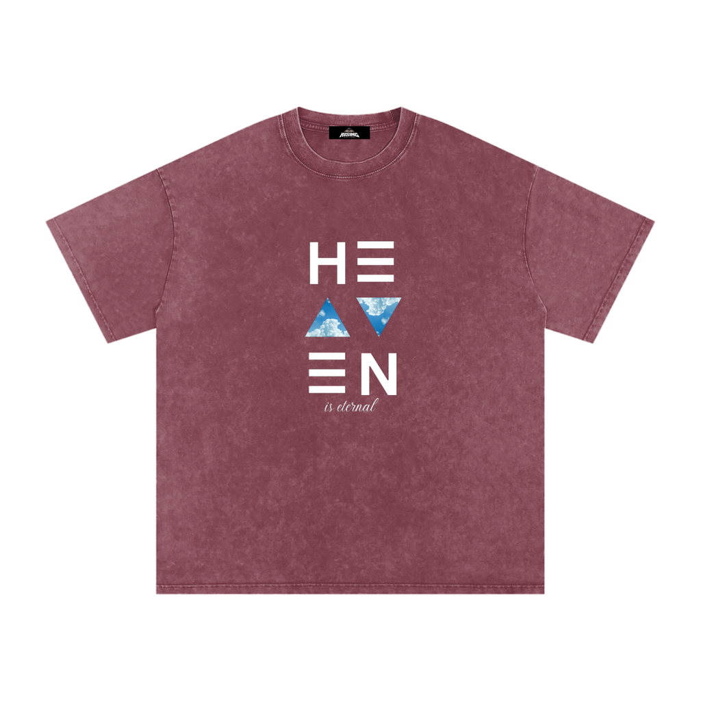 HEAVN Is Eternal Snow Washed Tee
