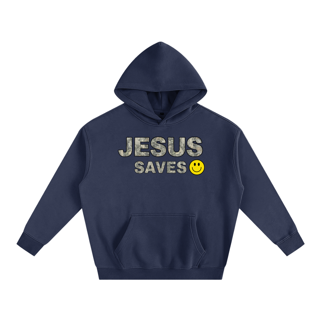Jesus Saves Heavy Weight Oversized Ultra Soft Hoodie