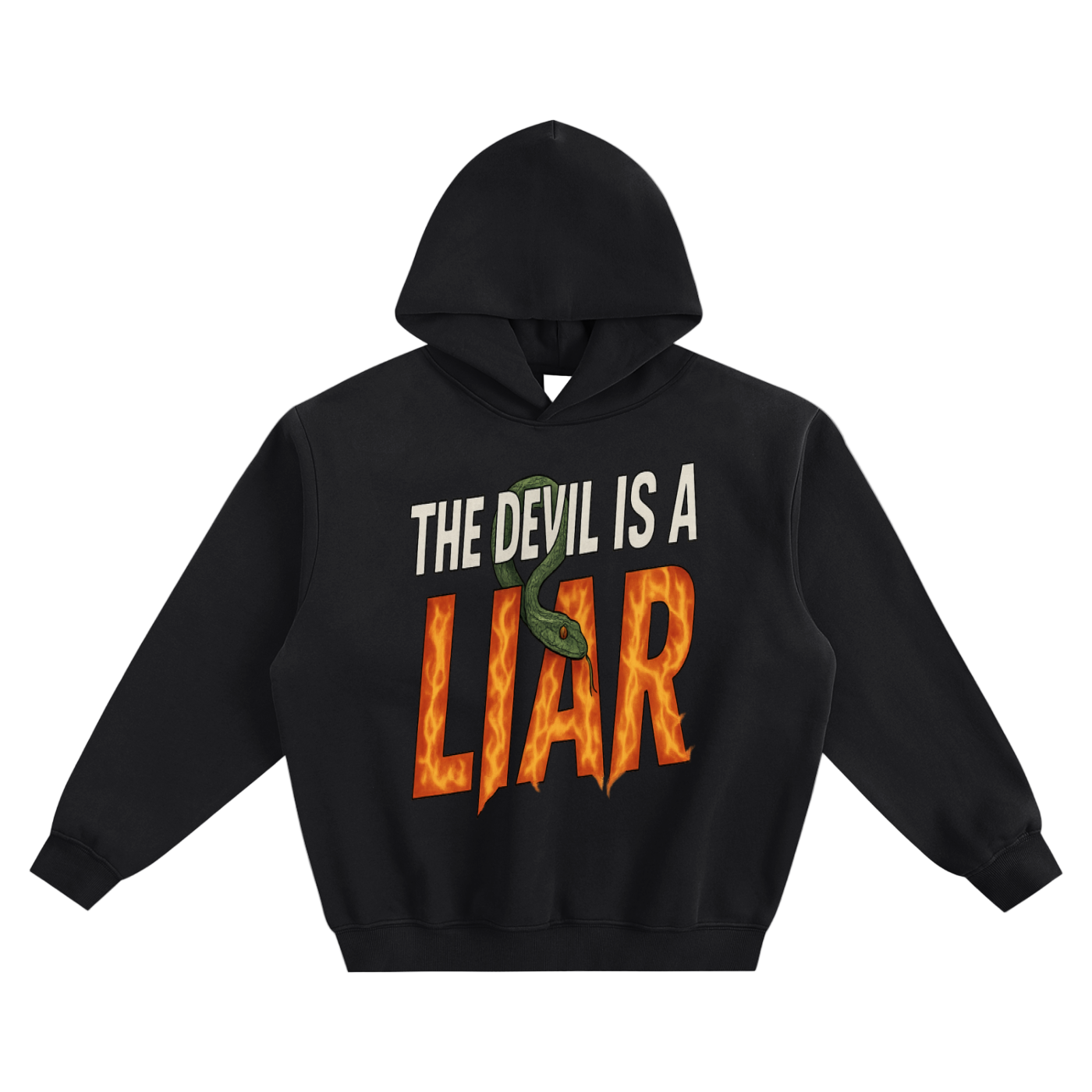 The Devil is a Liar Soft Boxy Hoodie