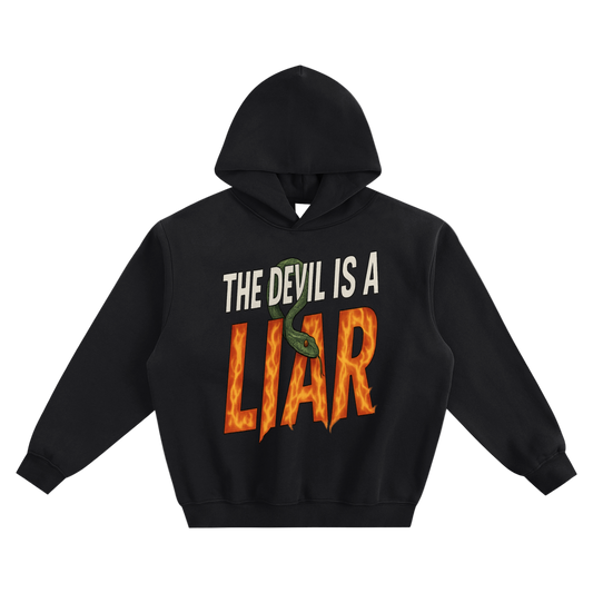 The Devil is a Liar Soft Boxy Hoodie