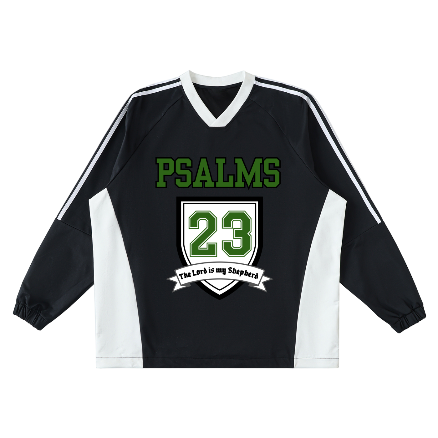 Psalms 23 Jersey Crew Pullover