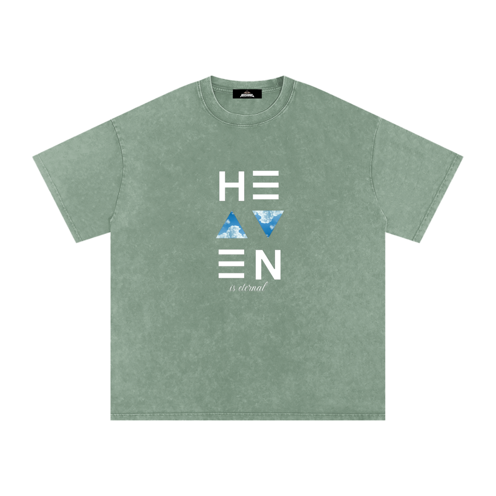 HEAVN Is Eternal Snow Washed Tee