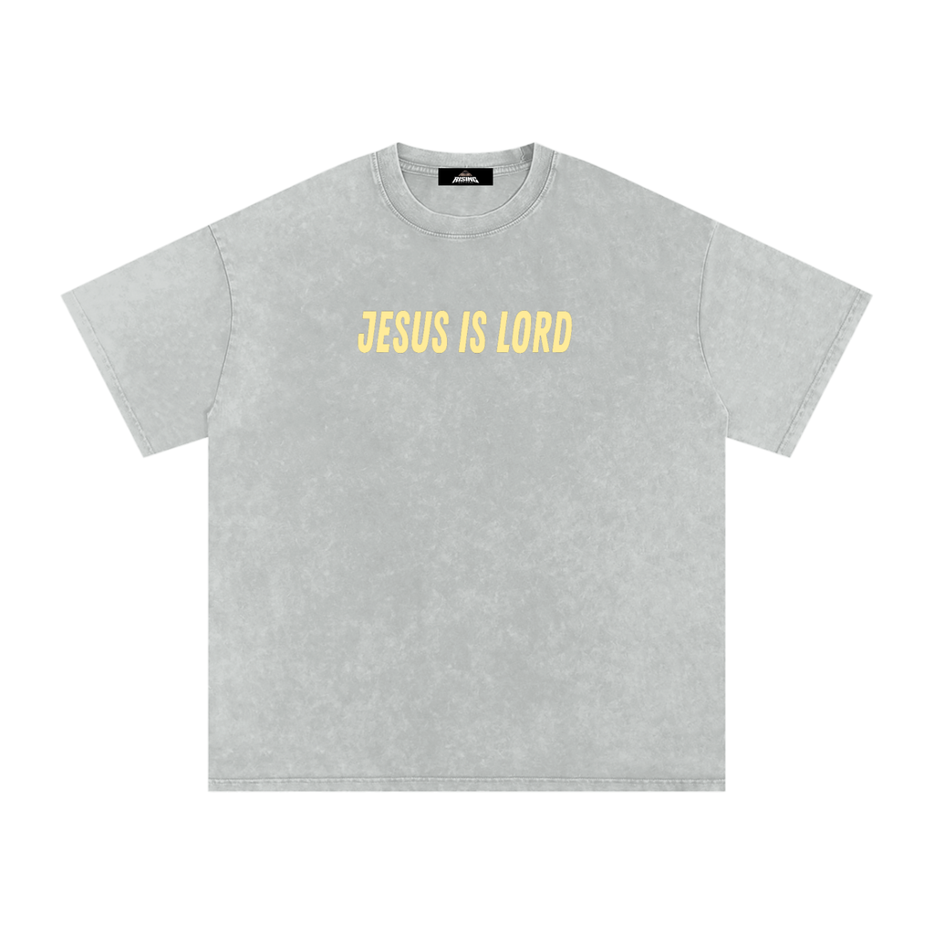 Jesus is Lord Snow Washed Tee