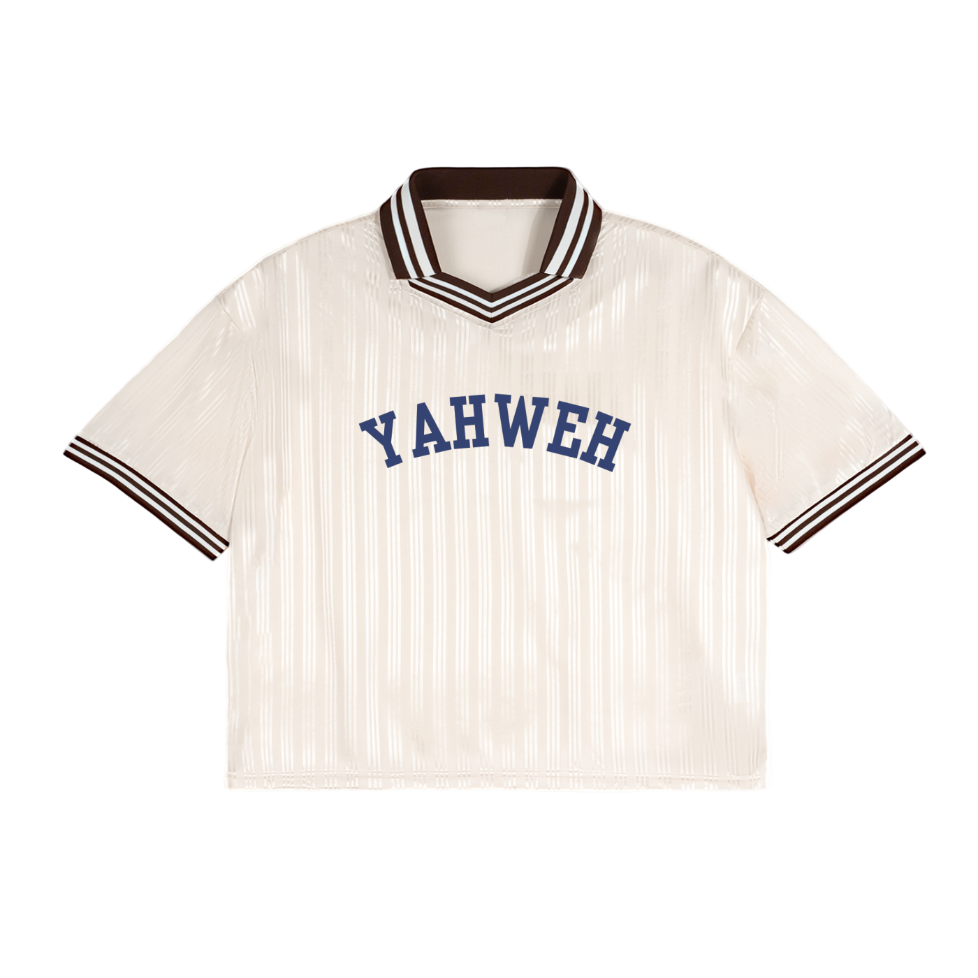 YAHWEH Striped Polo