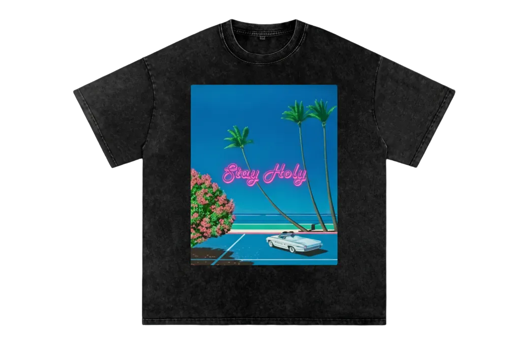 Stay Holy 80’s Snow Washed Tee