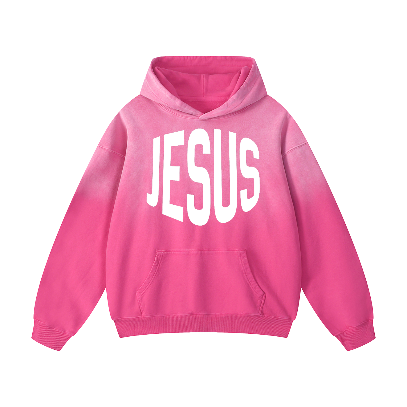 JESUS Sunfaded Oversized Hoodie