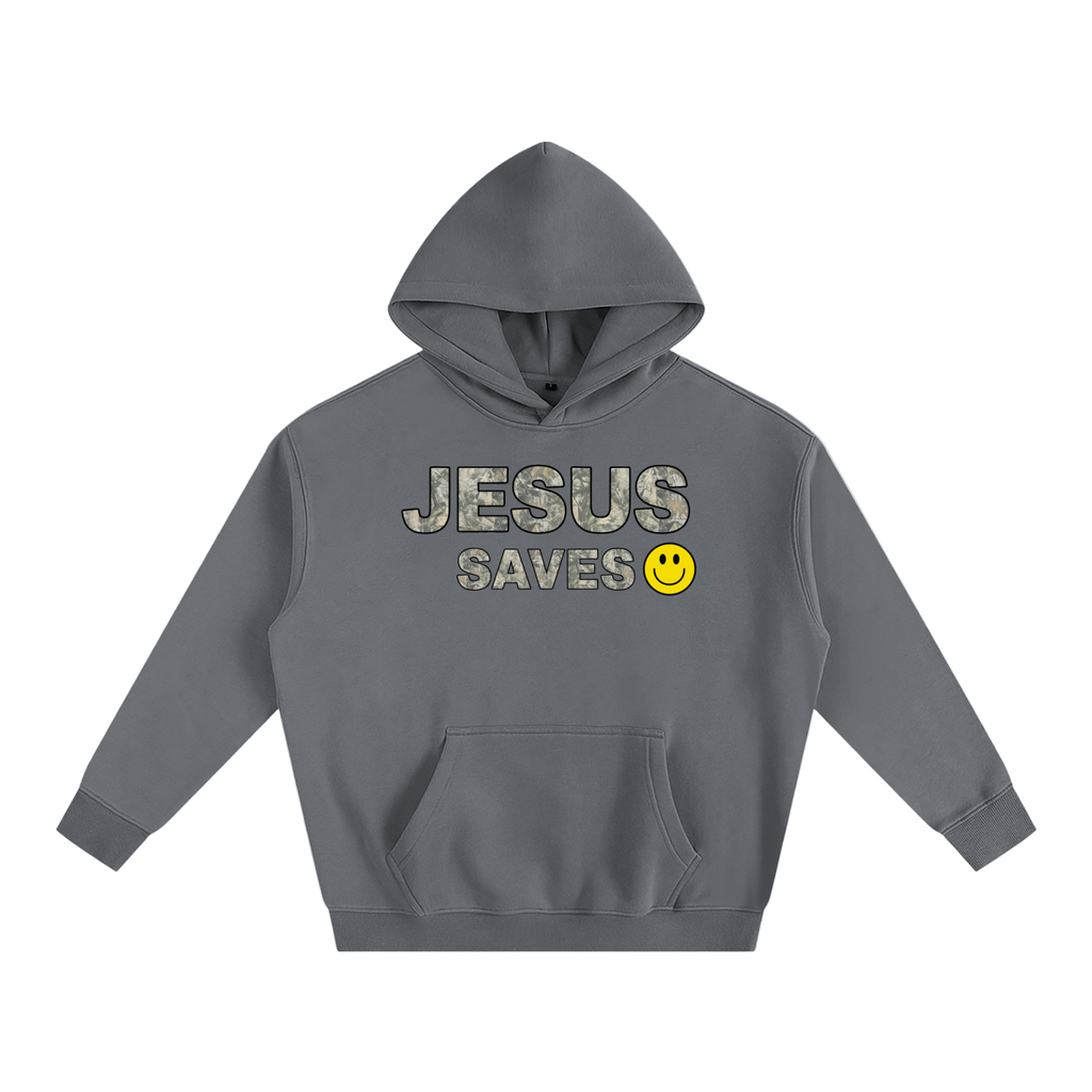 Jesus Saves Heavy Weight Oversized Ultra Soft Hoodie