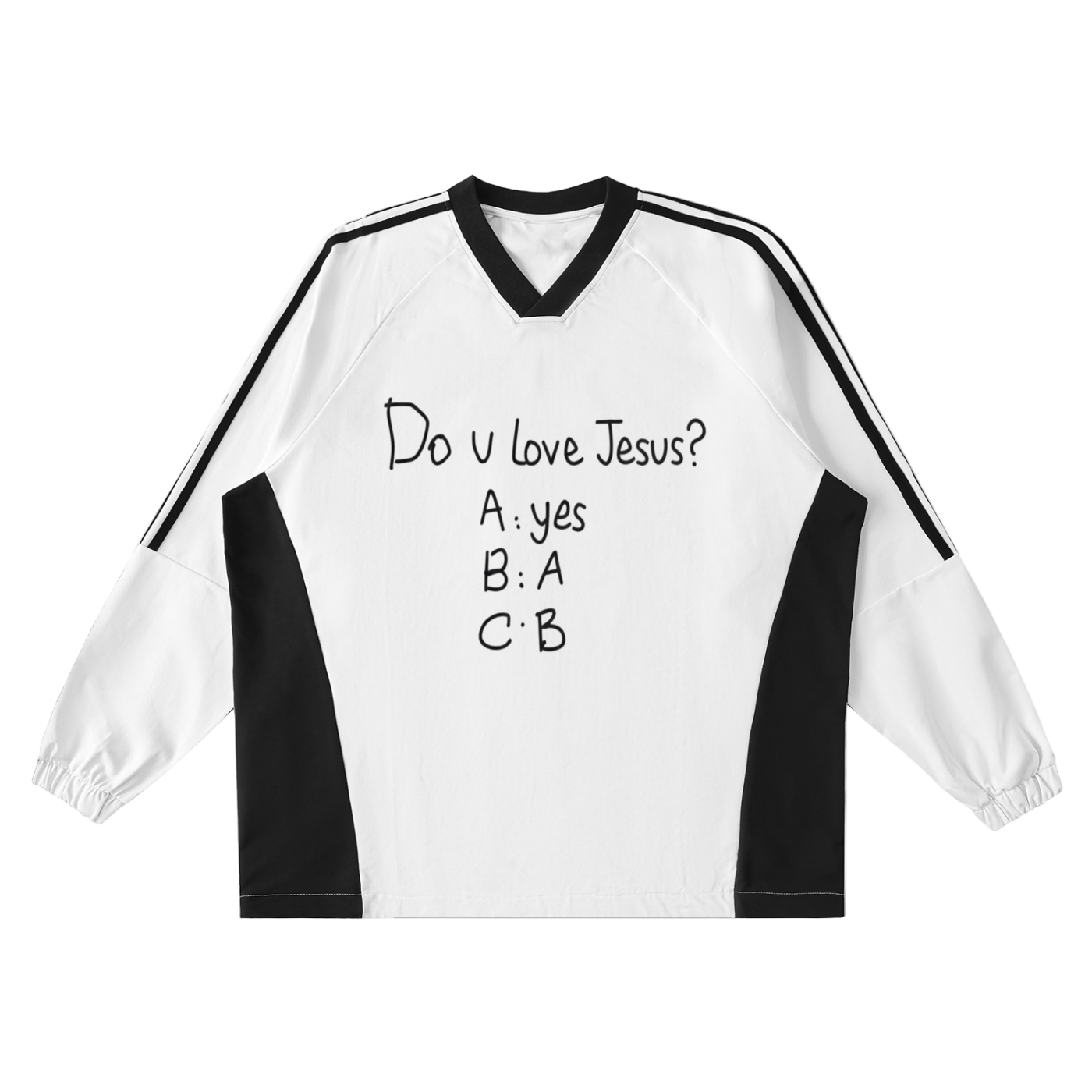 Do U Love Jesus? Jersey Crew Pullover