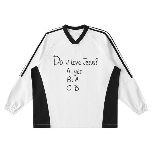 Do U Love Jesus? Jersey Crew Pullover