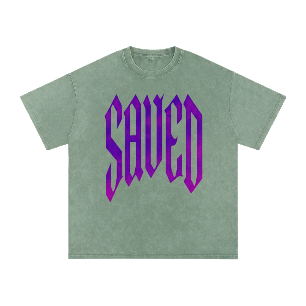 SAVED Snow Washed Tee