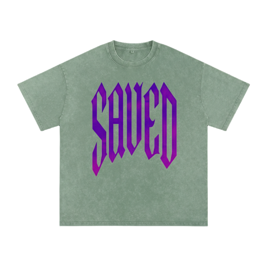 SAVED Snow Washed Tee