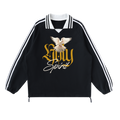Holy Spirit Striped Collar Pullover