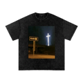 One Way Graphic Snow Washed Tee